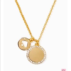 Gorgeous Kate Spade Gold Pave Pendant Necklace